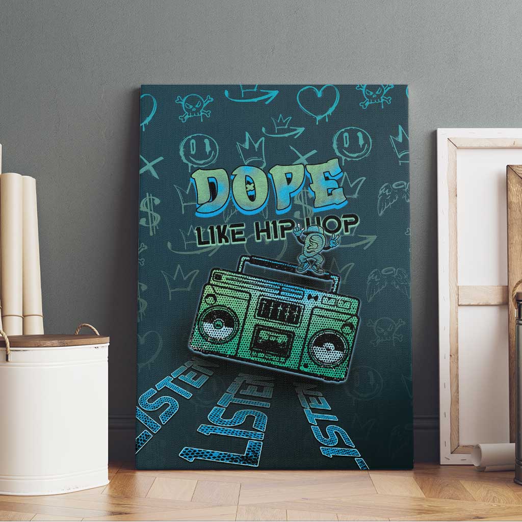 Dope Like Hip Hop Canvas Wall Art Hiphop Graffiti Style - Wonder Print Shop