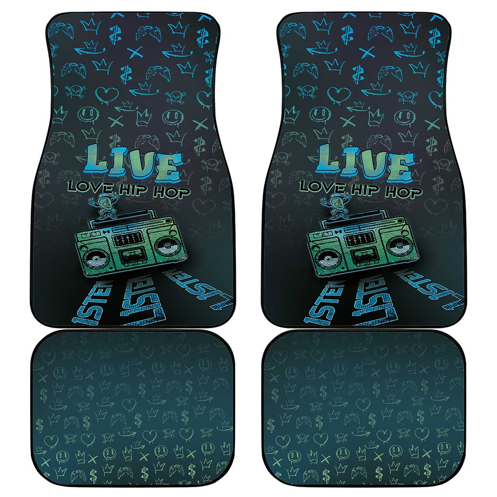 Dope Like Hip Hop Car Mats Hiphop Graffiti Style - Wonder Print Shop