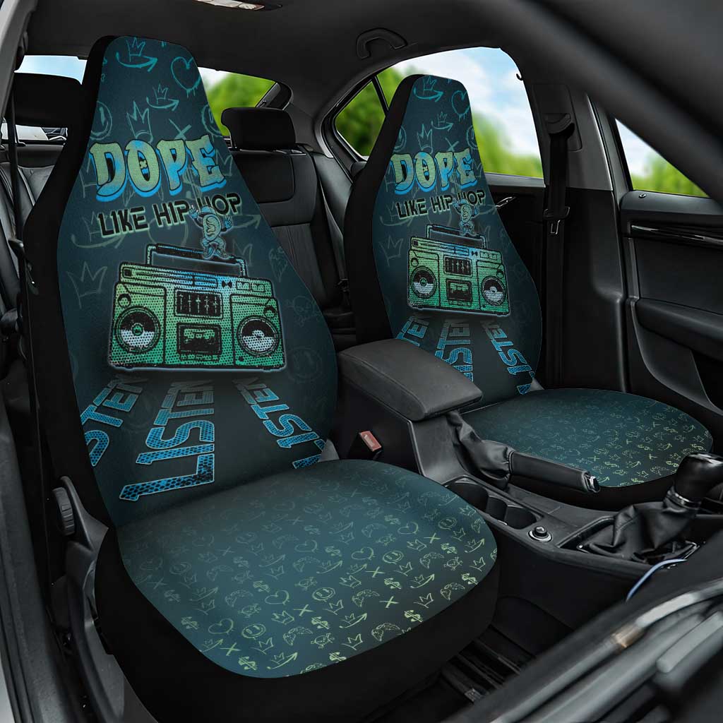Dope Like Hip Hop Car Seat Cover Hiphop Graffiti Style - Wonder Print Shop