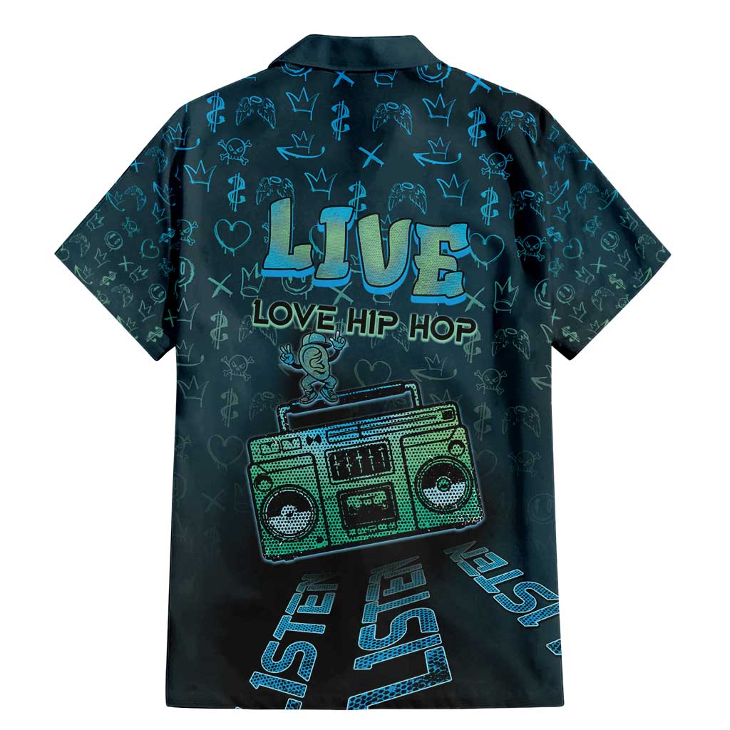 Dope Like Hip Hop Family Matching Mermaid Dress and Hawaiian Shirt Hiphop Graffiti Style - Wonder Print Shop