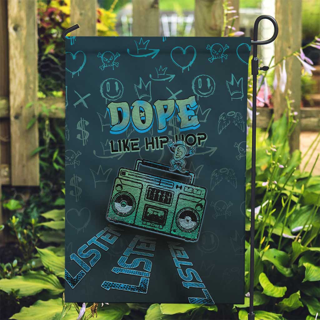 Dope Like Hip Hop Garden Flag Hiphop Graffiti Style - Wonder Print Shop