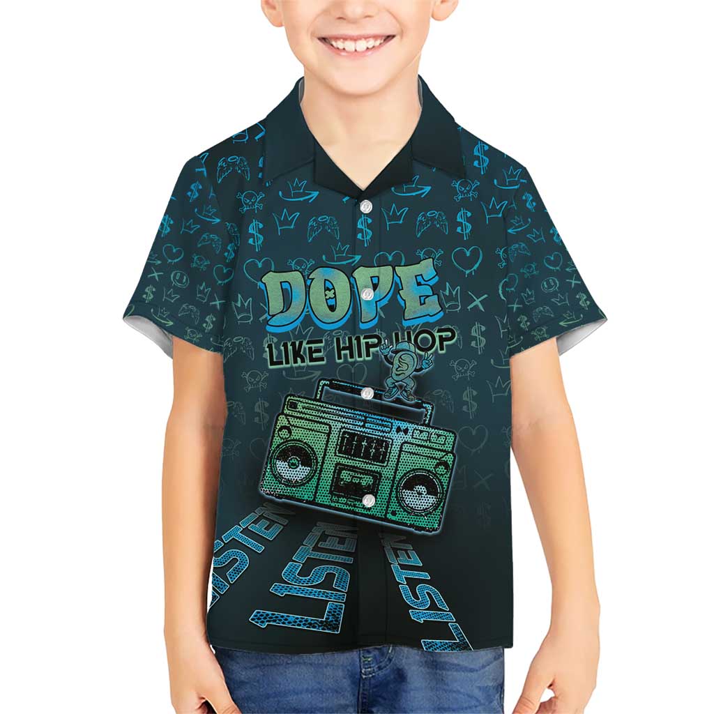 Dope Like Hip Hop Hawaiian Shirt Hiphop Graffiti Style - Wonder Print Shop