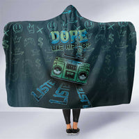 Dope Like Hip Hop Hooded Blanket Hiphop Graffiti Style - Wonder Print Shop