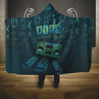 Dope Like Hip Hop Hooded Blanket Hiphop Graffiti Style - Wonder Print Shop