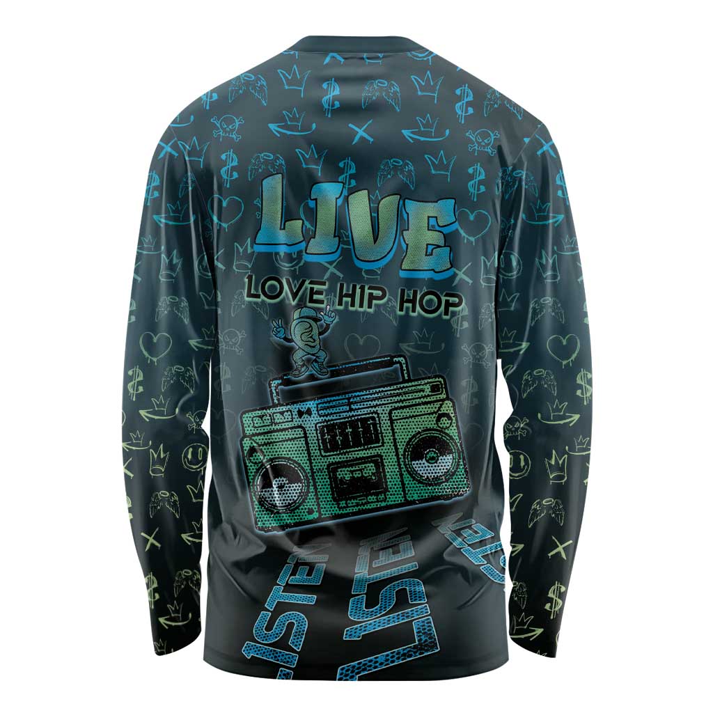 Dope Like Hip Hop Long Sleeve Shirt Hiphop Graffiti Style - Wonder Print Shop