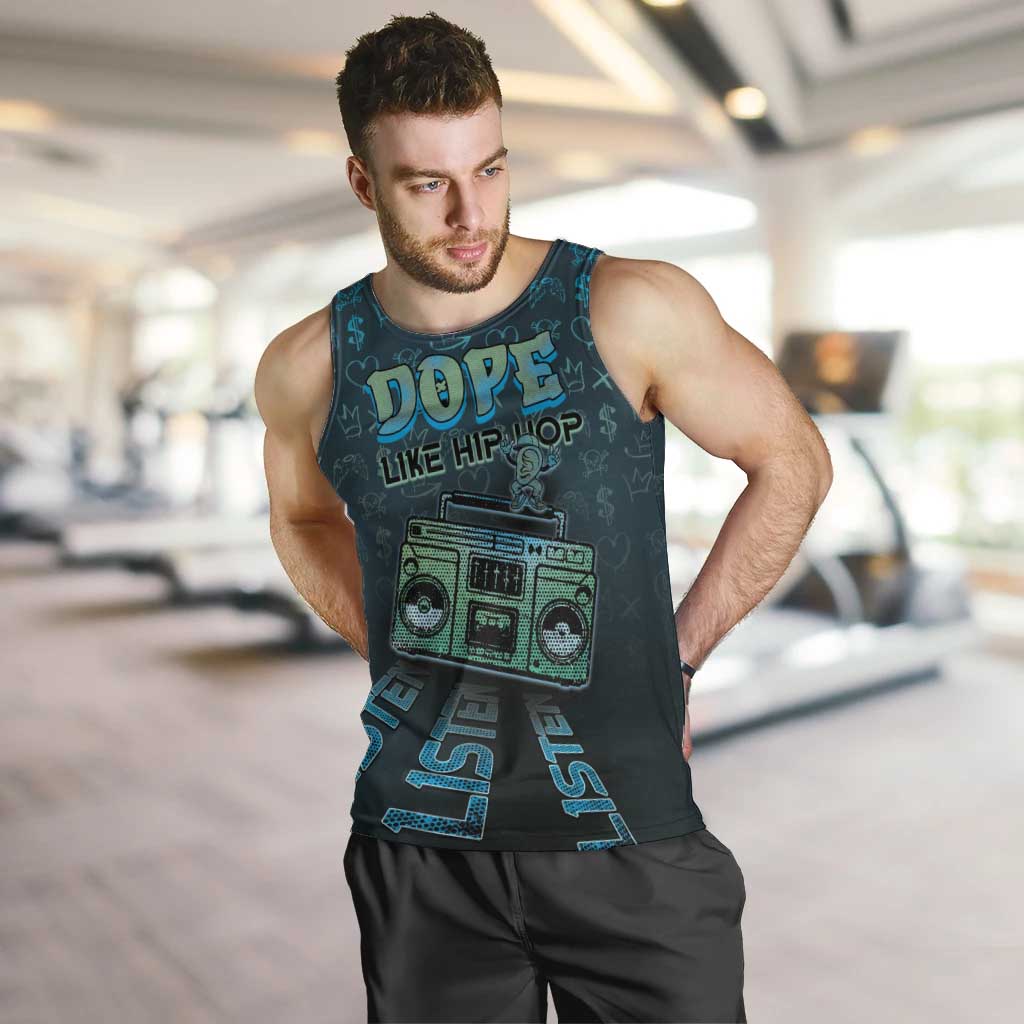 Dope Like Hip Hop Men Tank Top Hiphop Graffiti Style - Wonder Print Shop