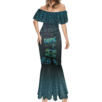 Dope Like Hip Hop Mermaid Dress Hiphop Graffiti Style - Wonder Print Shop