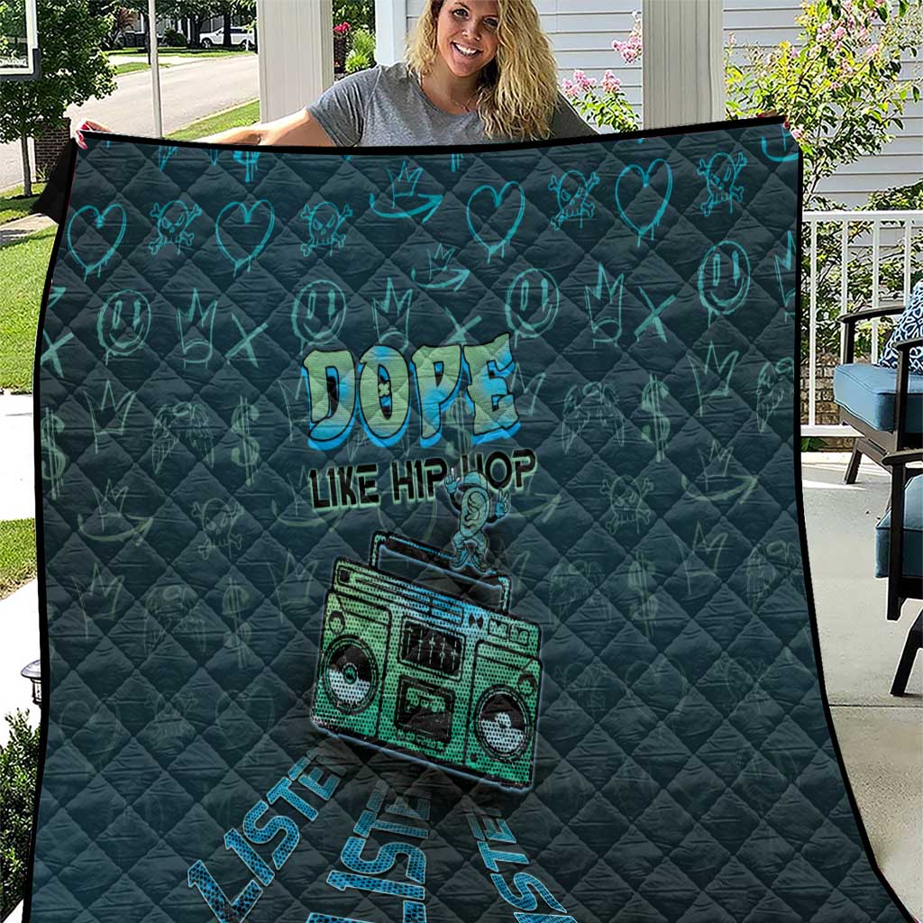 Dope Like Hip Hop Quilt Hiphop Graffiti Style - Wonder Print Shop