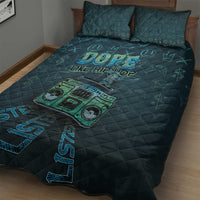 Dope Like Hip Hop Quilt Bed Set Hiphop Graffiti Style - Wonder Print Shop