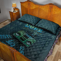 Dope Like Hip Hop Quilt Bed Set Hiphop Graffiti Style - Wonder Print Shop