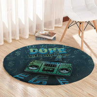 Dope Like Hip Hop Round Carpet Hiphop Graffiti Style - Wonder Print Shop