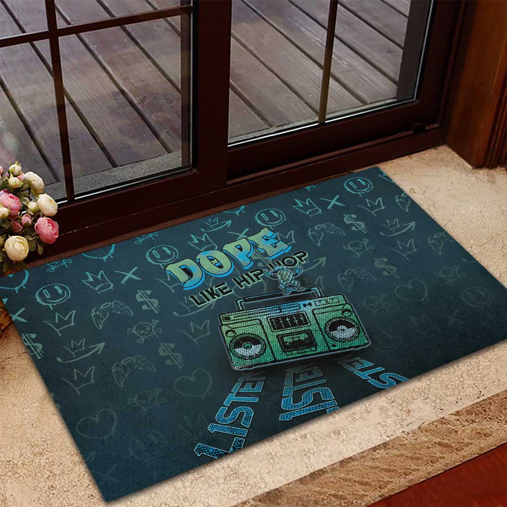 Dope Like Hip Hop Rubber Doormat Hiphop Graffiti Style - Wonder Print Shop