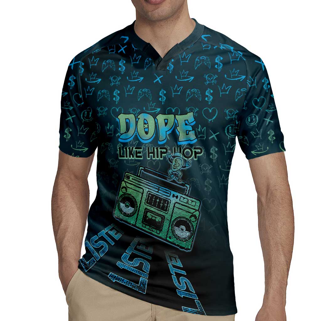 Dope Like Hip Hop Rugby Jersey Hiphop Graffiti Style - Wonder Print Shop