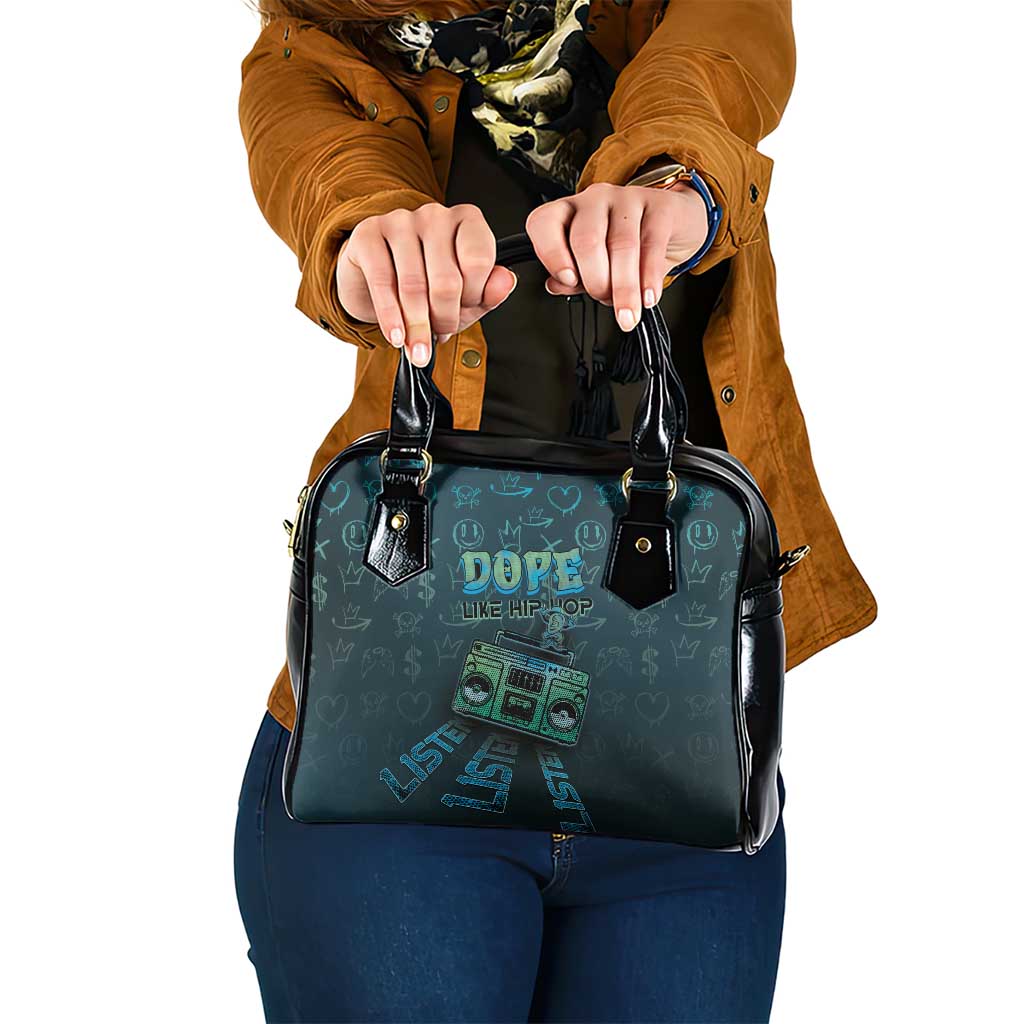 Dope Like Hip Hop Shoulder Handbag Hiphop Graffiti Style - Wonder Print Shop