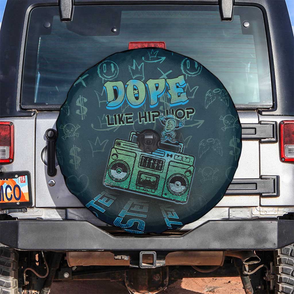 Dope Like Hip Hop Spare Tire Cover Hiphop Graffiti Style - Wonder Print Shop