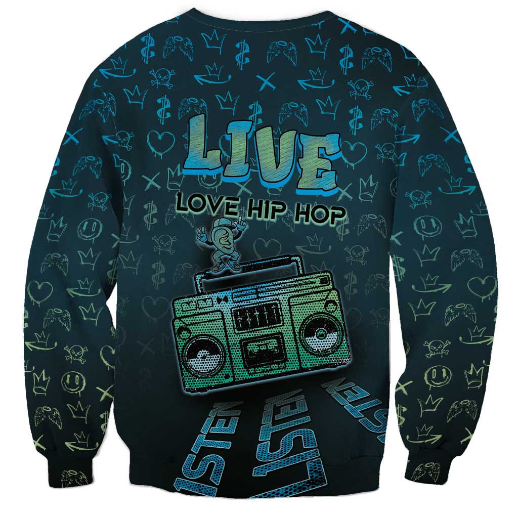 Dope Like Hip Hop Sweatshirt Hiphop Graffiti Style - Wonder Print Shop