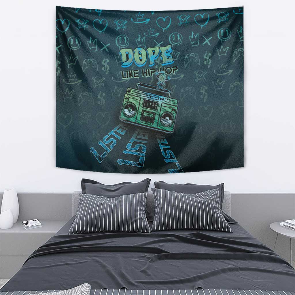 Dope Like Hip Hop Tapestry Hiphop Graffiti Style - Wonder Print Shop