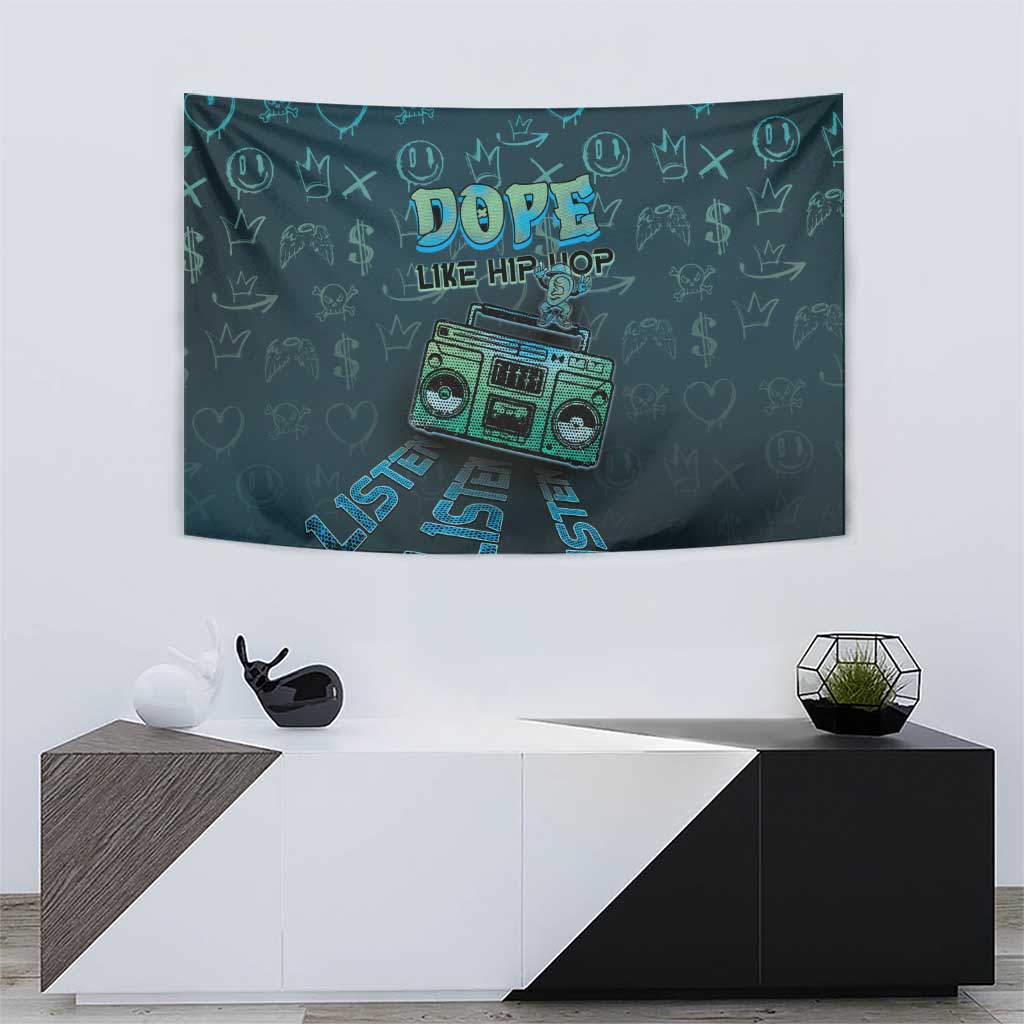Dope Like Hip Hop Tapestry Hiphop Graffiti Style - Wonder Print Shop