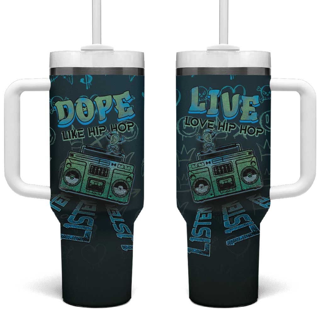Dope Like Hip Hop Tumbler With Handle Hiphop Graffiti Style - Wonder Print Shop