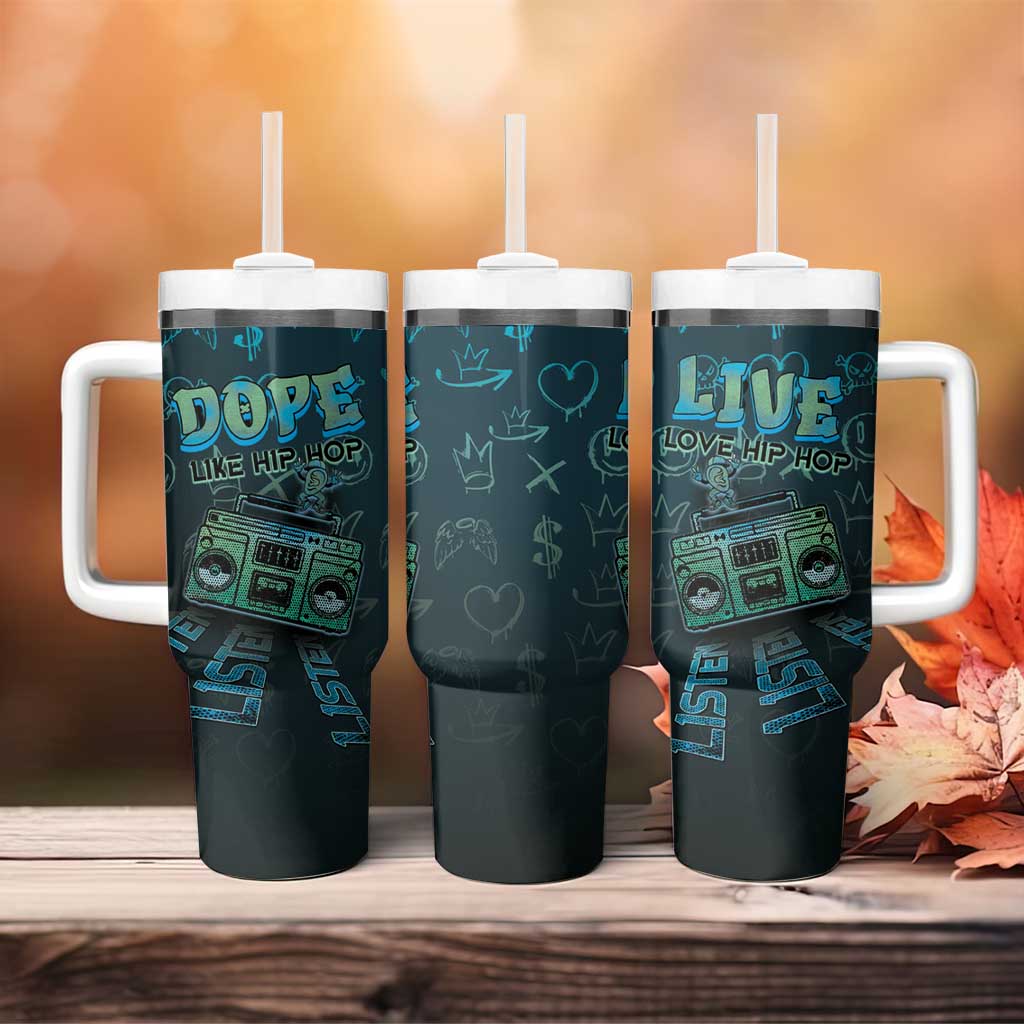 Dope Like Hip Hop Tumbler With Handle Hiphop Graffiti Style - Wonder Print Shop