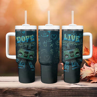 Dope Like Hip Hop Tumbler With Handle Hiphop Graffiti Style - Wonder Print Shop