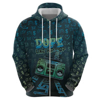 Dope Like Hip Hop Zip Hoodie Hiphop Graffiti Style - Wonder Print Shop