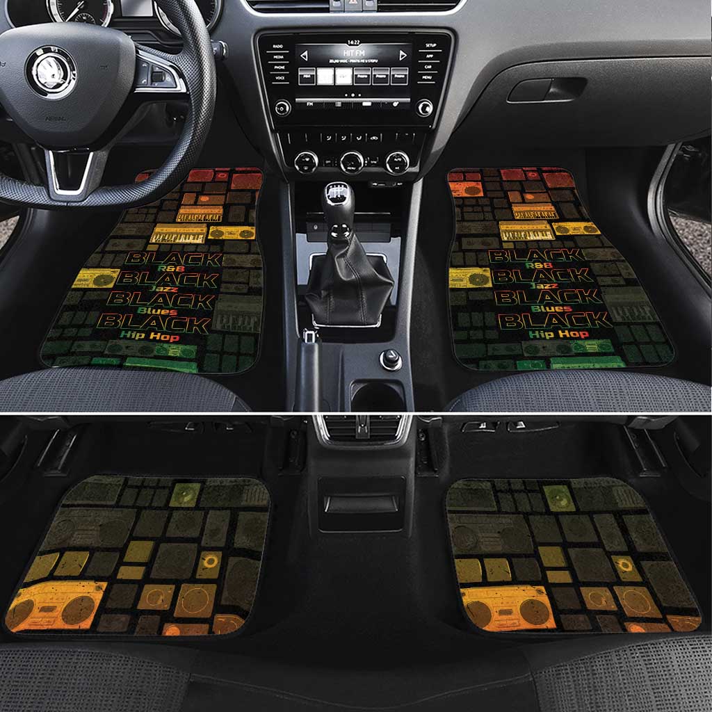 Black Music Month Car Mats All Music Is Black Music - Wonder Print Shop