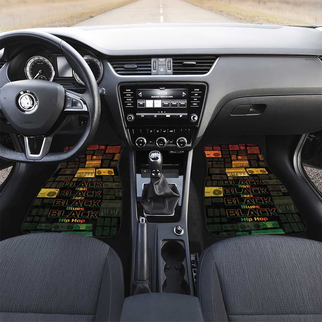 Black Music Month Car Mats All Music Is Black Music - Wonder Print Shop