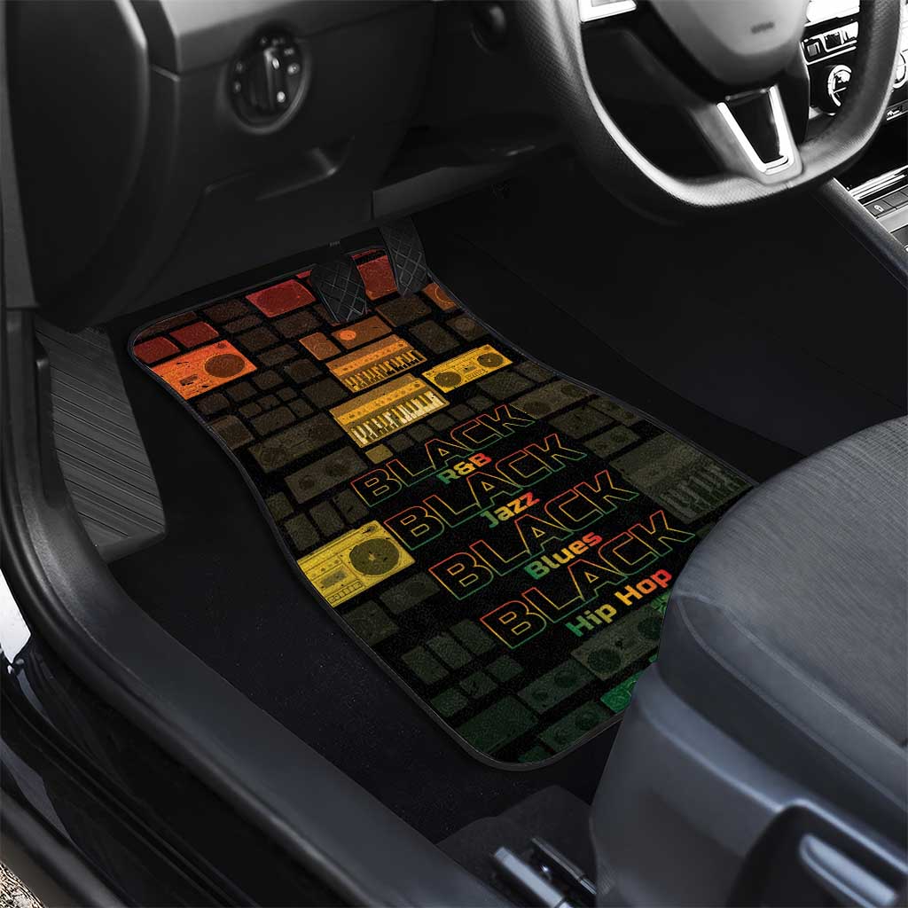 Black Music Month Car Mats All Music Is Black Music - Wonder Print Shop