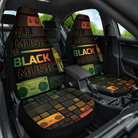 Black Music Month Car Seat Cover All Music Is Black Music - Wonder Print Shop