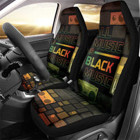 Black Music Month Car Seat Cover All Music Is Black Music - Wonder Print Shop