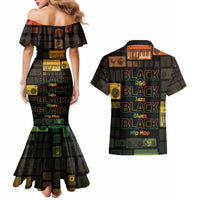 Black Music Month Couples Matching Mermaid Dress and Hawaiian Shirt All Music Is Black Music - Wonder Print Shop