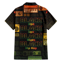 Black Music Month Family Matching Off The Shoulder Long Sleeve Dress and Hawaiian Shirt All Music Is Black Music - Wonder Print Shop