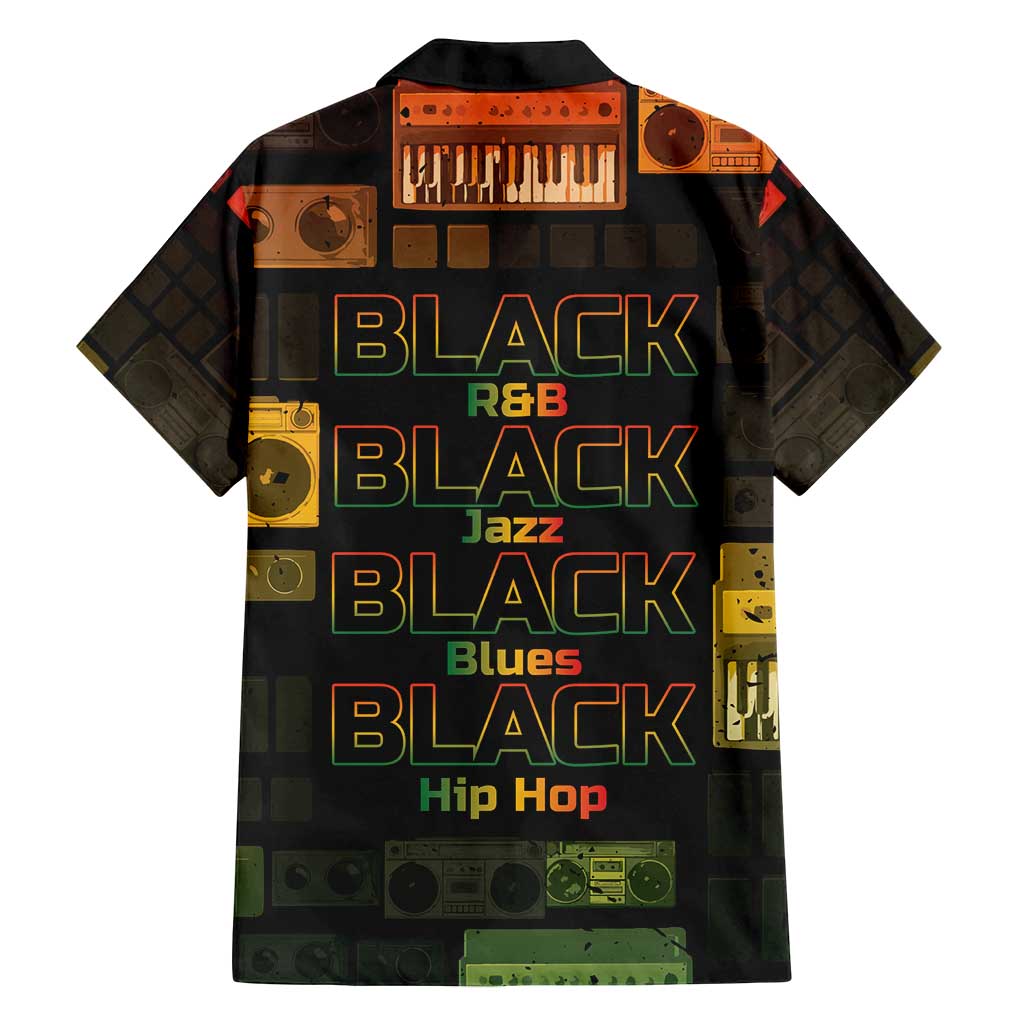 Black Music Month Family Matching Summer Maxi Dress and Hawaiian Shirt All Music Is Black Music - Wonder Print Shop