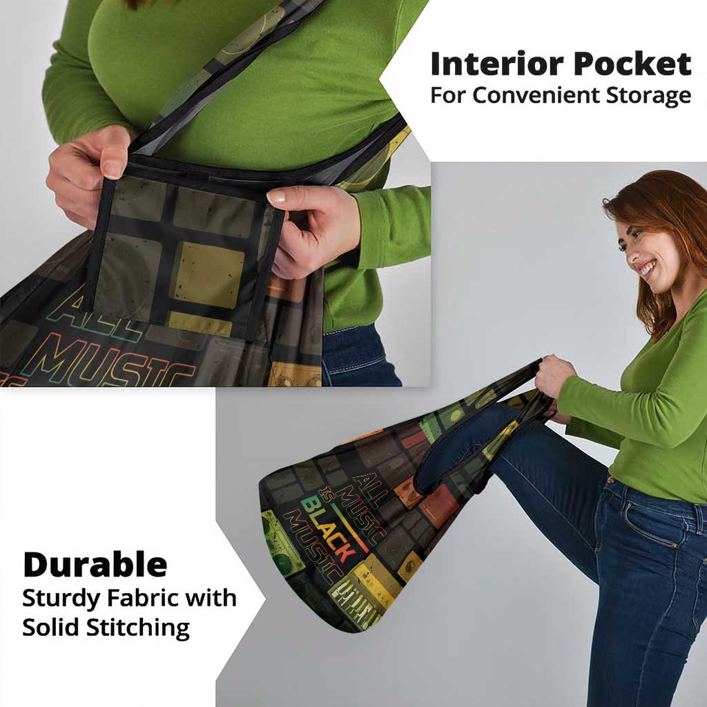 Black Music Month Grocery Bag All Music Is Black Music - Wonder Print Shop