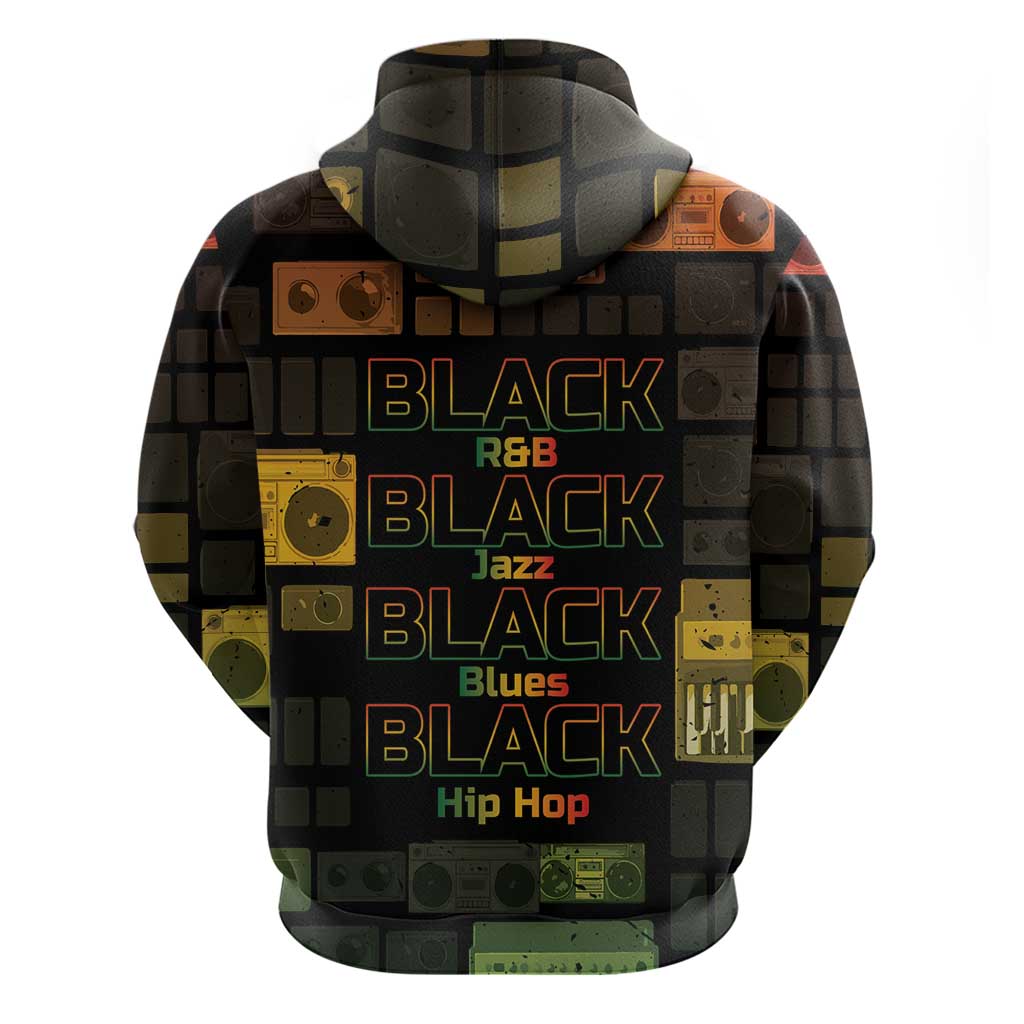 Black Music Month Hoodie All Music Is Black Music - Wonder Print Shop