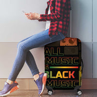 Black Music Month Luggage Cover All Music Is Black Music - Wonder Print Shop