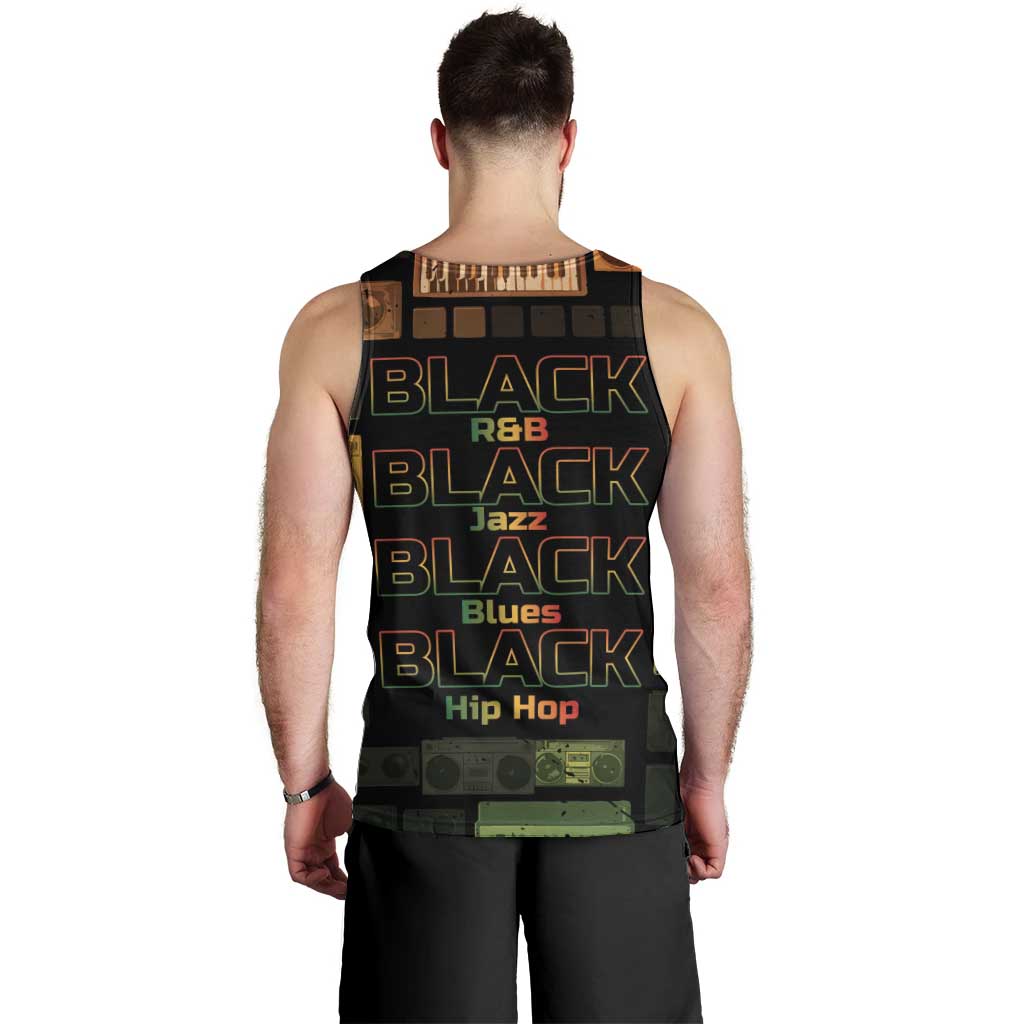 Black Music Month Men Tank Top All Music Is Black Music - Wonder Print Shop