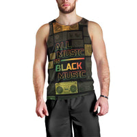 Black Music Month Men Tank Top All Music Is Black Music - Wonder Print Shop