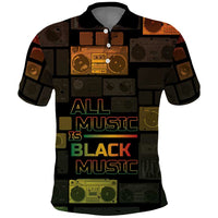 Black Music Month Polo Shirt All Music Is Black Music - Wonder Print Shop