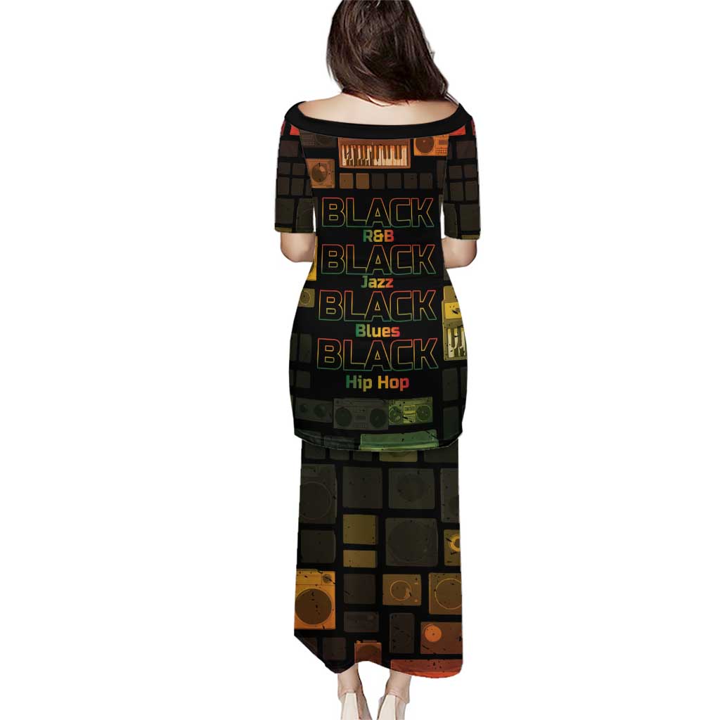 Black Music Month Puletasi All Music Is Black Music - Wonder Print Shop