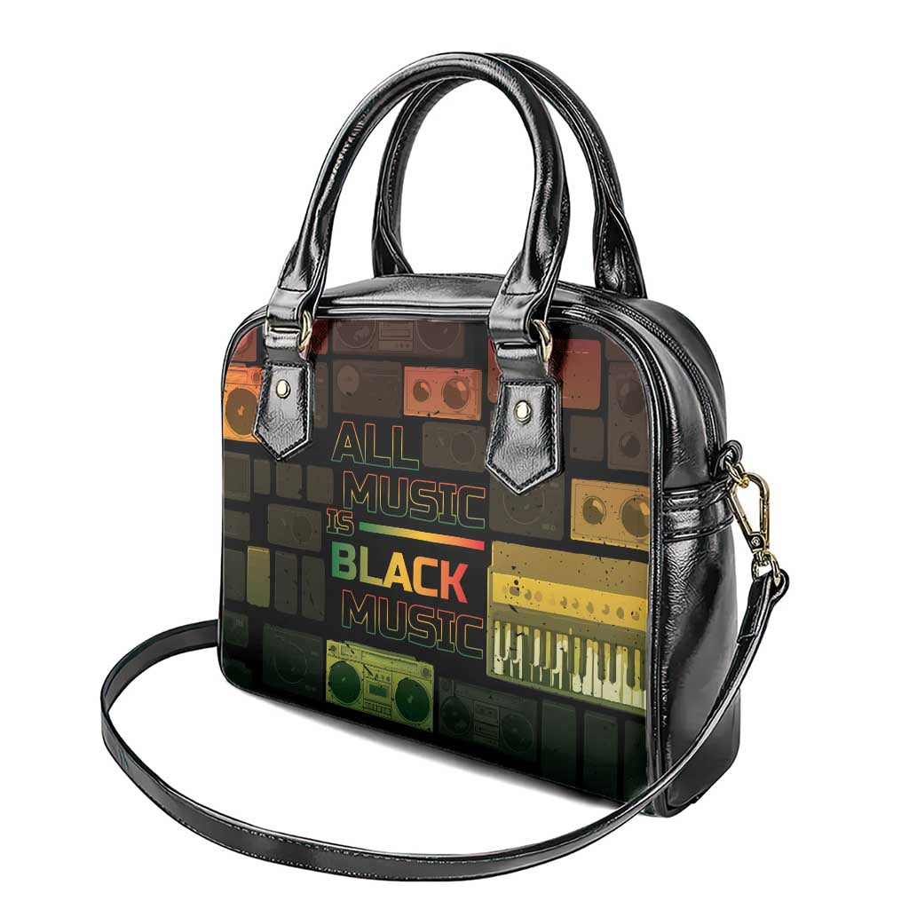 Black Music Month Shoulder Handbag All Music Is Black Music - Wonder Print Shop