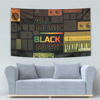 Black Music Month Tapestry All Music Is Black Music - Wonder Print Shop