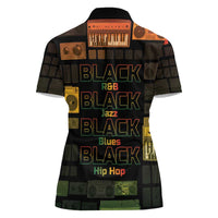 Black Music Month Women Polo Shirt All Music Is Black Music - Wonder Print Shop