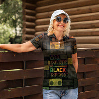 Black Music Month Women Polo Shirt All Music Is Black Music - Wonder Print Shop