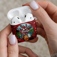 Happy Canada Day AirPods Case Cute Wildlife Animals Maple Leaf