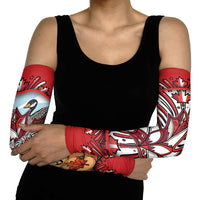 Happy Canada Day Arm Sleeves Cute Wildlife Animals Maple Leaf