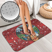 Happy Canada Day Bathroom Set Cute Wildlife Animals Maple Leaf