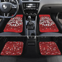 Happy Canada Day Car Mats Cute Wildlife Animals Maple Leaf