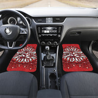 Happy Canada Day Car Mats Cute Wildlife Animals Maple Leaf